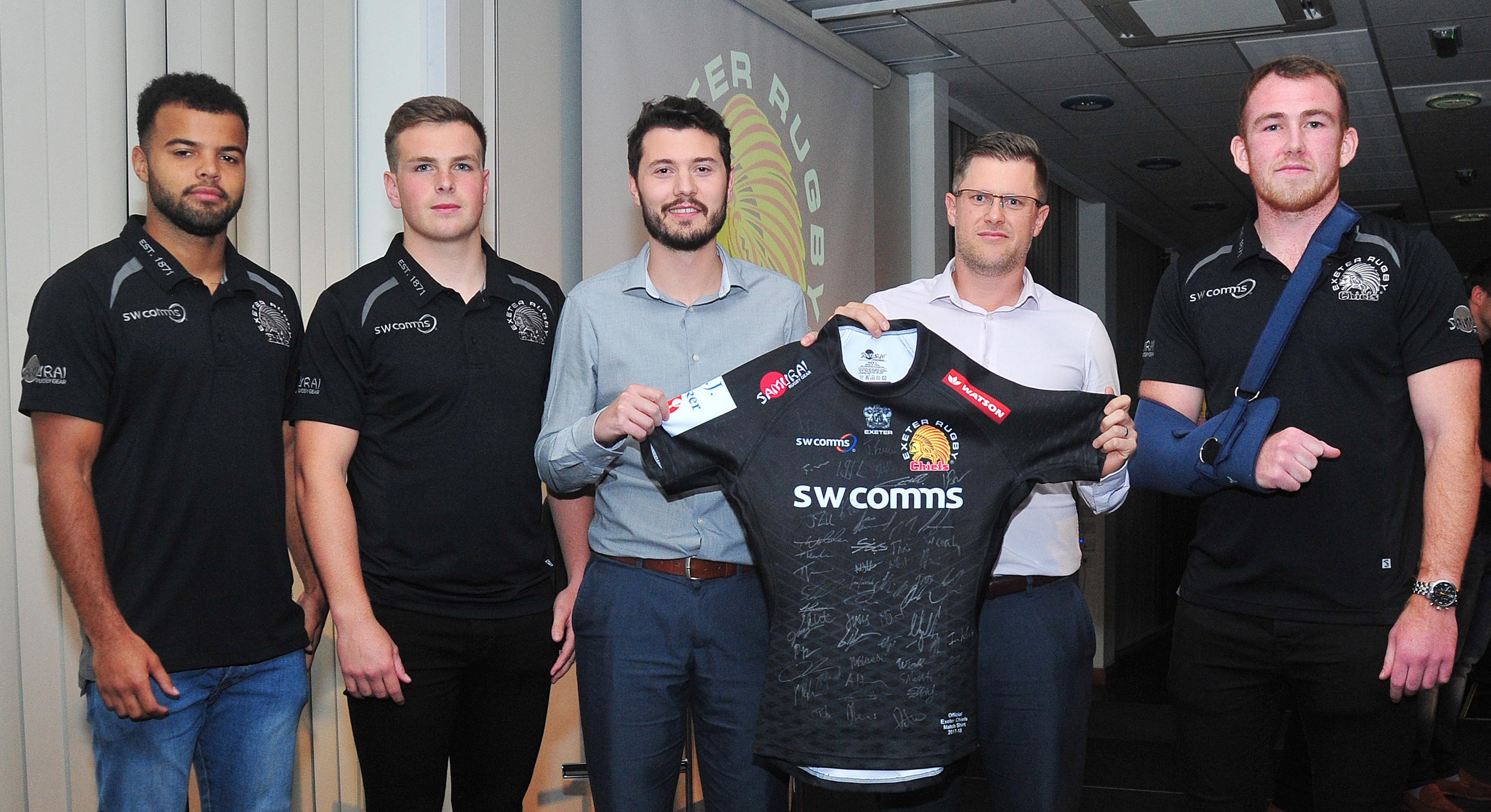 West Exe Business Park renews kit sponsorship with Exeter Chiefs